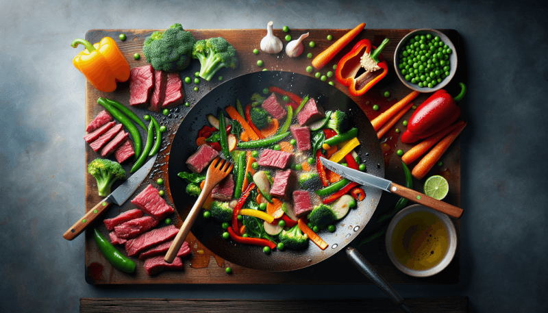 can you share a recipe for homemade beef and vegetable stir fry 2
