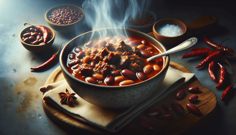 can you share a recipe for homemade beef chili with beans