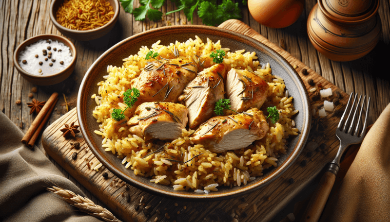 can you share a recipe for homemade chicken and rice pilaf 2