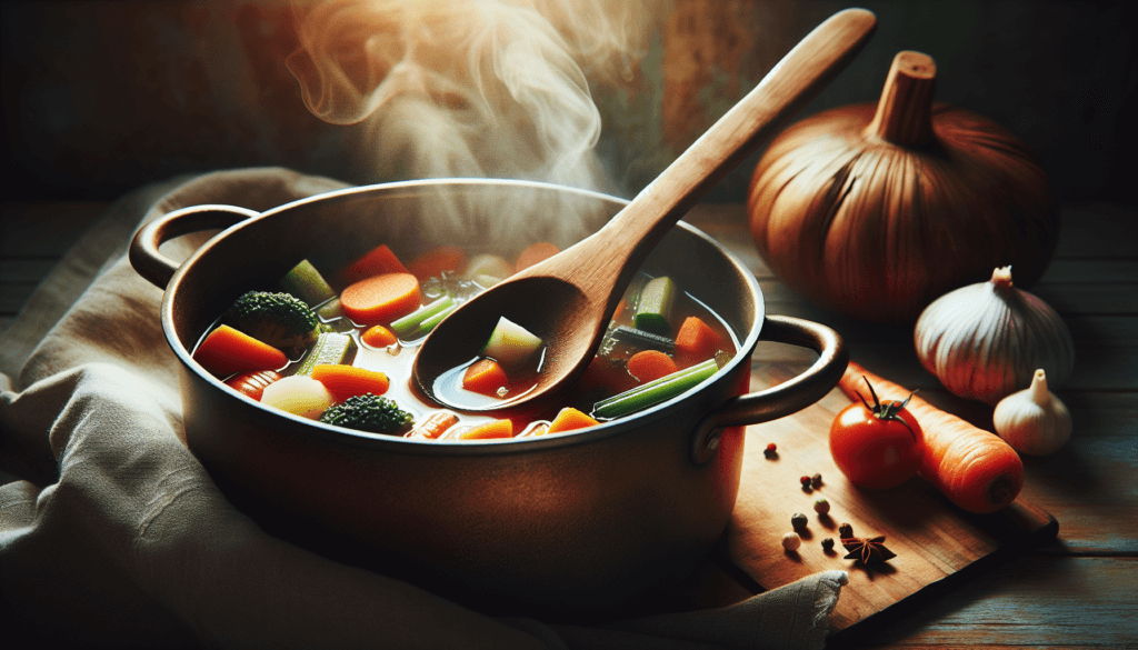 How Do I Prepare A Homemade Pot Of Hearty Vegetable Soup?