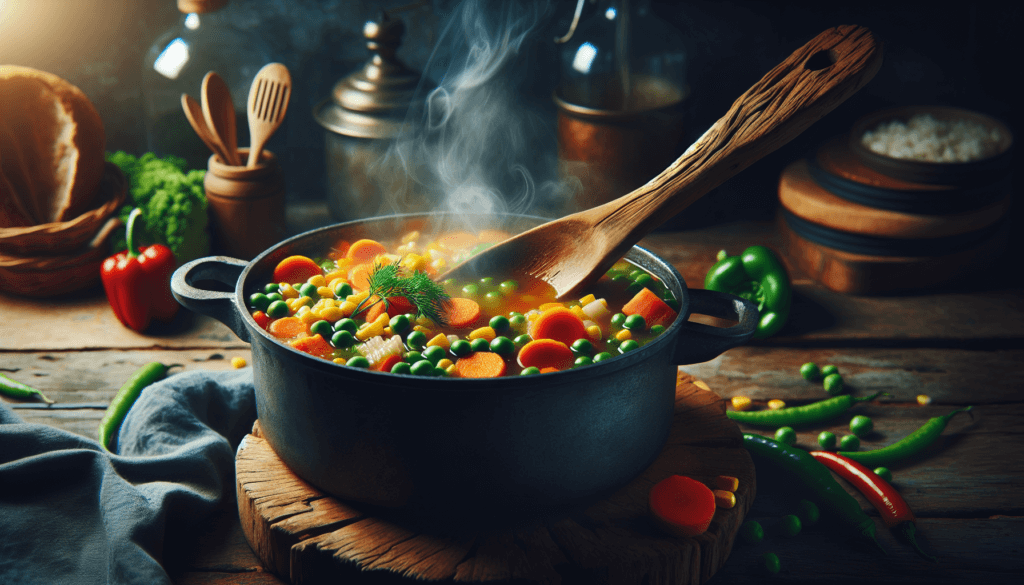 How Do I Prepare A Homemade Pot Of Hearty Vegetable Soup?