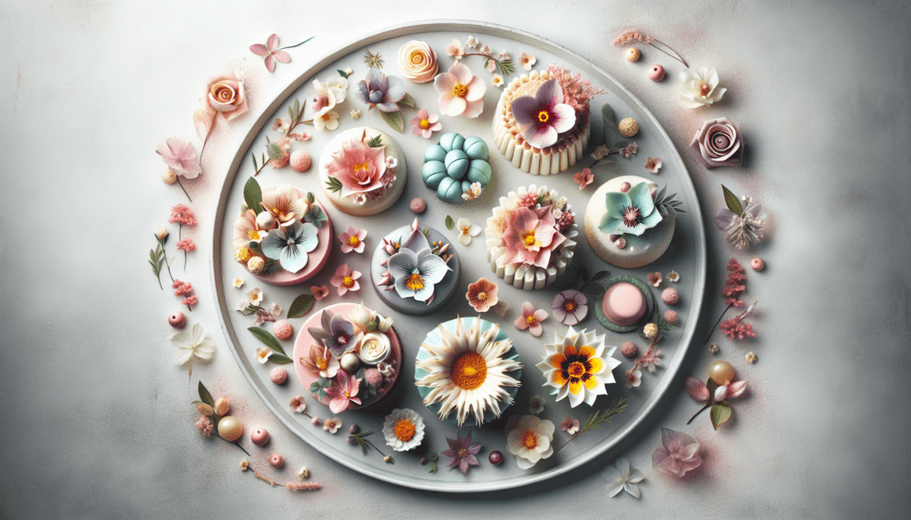 How To Make Desserts With Edible Flowers For A Beautiful Presentation