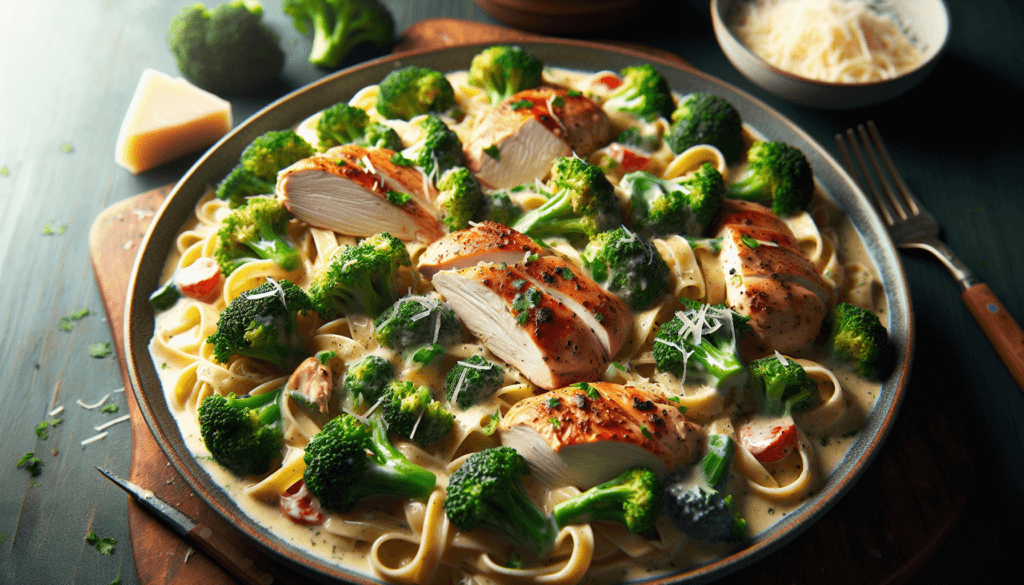 What Are The Steps For Making Homemade Chicken And Broccoli Alfredo?