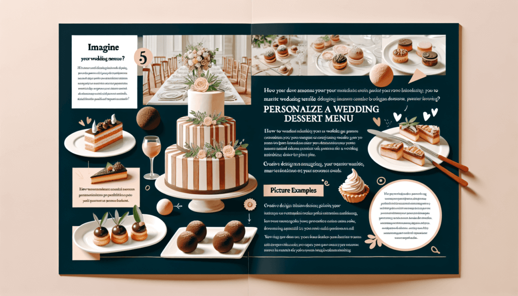 How To Create Custom Wedding Dessert Menus For A Personal Touch